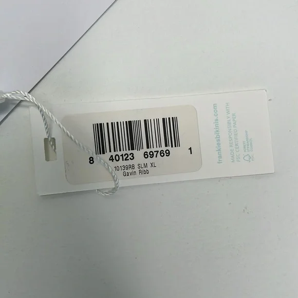 NWT Frankie’s Bikinis Gavin Ribbed bikini set XL neon green - Picture 10 of 16